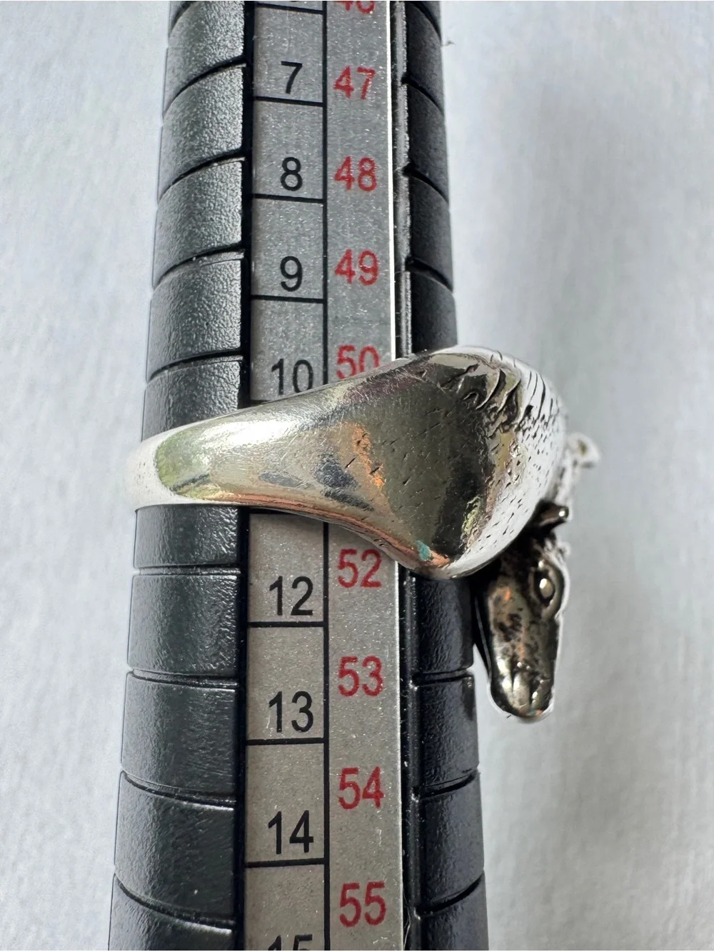 Sterling Silver 925 Horse and Mare Band Ring Size 5.5 Signed Solid 8 Grams